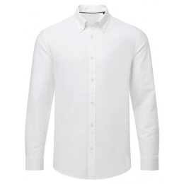 Рубашки. Мужская хлопковая рубашка с длинным рукавом из оксфорда