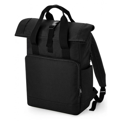 
                                            Recycled Twin Handle Roll-Top Laptop Backpack
                                            
