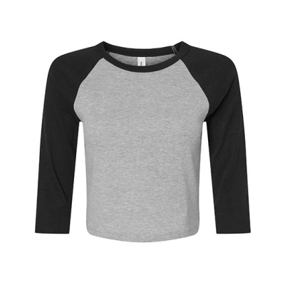 
                                            T-Shirts. Women´s Micro Rib 3/4 Raglan Baby Tee
                                            