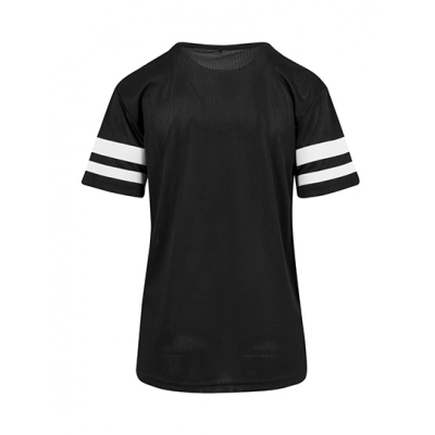 
                                                Ladies` Mesh Stripe Tee
                                                