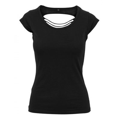 
                                                Ladies` Back Cut Tee
                                                