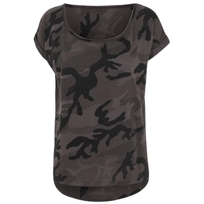 
                                            T-Shirts. Ladies Camo Tee
                                            