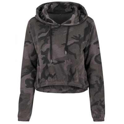 
                                                Sweatshirts & -jackets. Ladies Camo Cropped Hoody
                                                