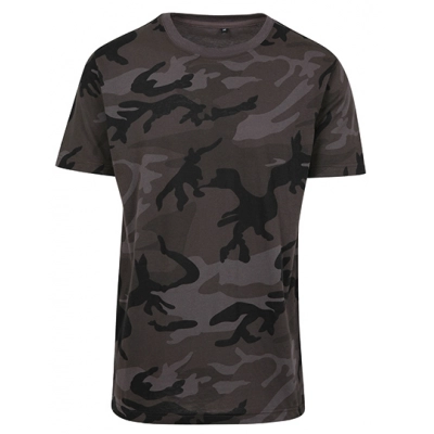 
                                            T-Shirts. Camo Round Neck Tee
                                            