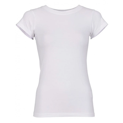 
                                                T-Shirts. Ladies Basic Stretch Tee
                                                