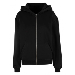 Толстовки и куртки. Женская толстовка на молнии свободного кроя.