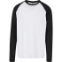 Футболки. Мужская контрастная реглан с длинным рукавом Футболки. Мужская контрастная реглан с длинным рукавом