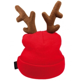 Шапки. Вязаная шапка с оленем