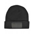 Knitted Hat with Patch