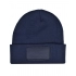 Knitted Hat with Patch