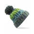 Corkscrew Pom Pom Beanie