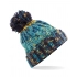 Corkscrew Pom Pom Beanie