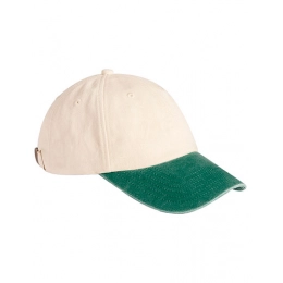 Кепка с контрастным козырьком в винтажном стиле, низкий профиль