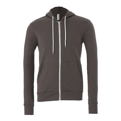 
                                            Unisex Zip-Up Poly-Cotton Fleece Hoodie
                                            