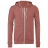 Unisex Zip-Up Poly-Cotton Fleece Hoodie