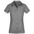 Women`s Poplin Shirt Short Sleeve
