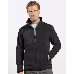 Куртки. Мужская куртка из флиса и канваса