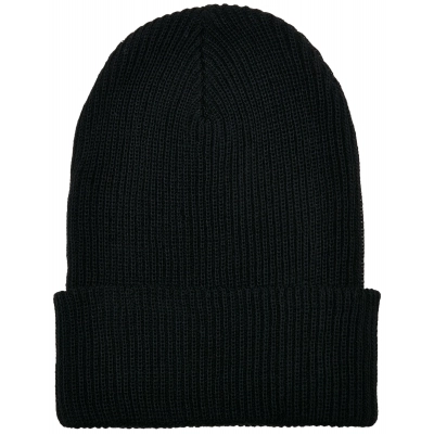 
                                                Bonnets. Recycled Yarn Ribbed Knit Beanie
                                                