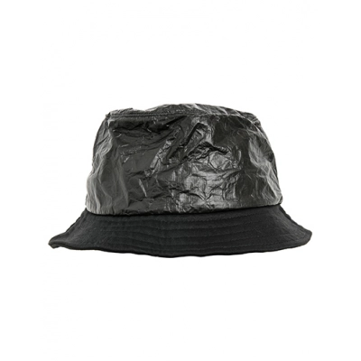 
                                                Crinkled Paper Bucket Hat
                                                