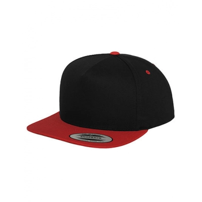 
                                                Classic 5 Panel Snapback Cap
                                                