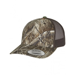 Кепка. Классическая кепка YP с камуфляжным принтом Realtree в ретро-стиле.