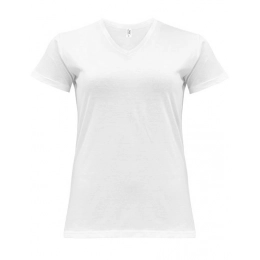 Curves T-Shirt V-Neck Lady