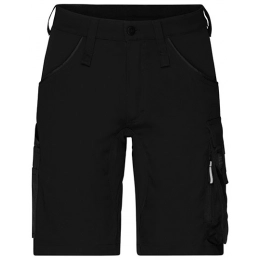 Брюки. Рабочие шорты-бермуды с эластичными вставками, облегающего кроя