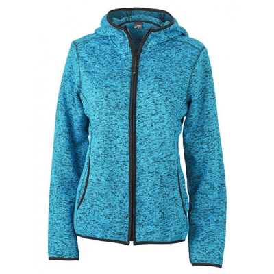 
                                                Ladies` Knitted Fleece Hoody
                                                