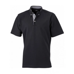 Поло-футболки. Мужская однотонная поло-футболка.