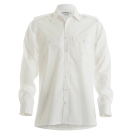 Men`s Tailored Fit Pilot Shirt Long Sleeve