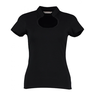 
                                                Regular Fit Corporate Top Keyhole Neck
                                                