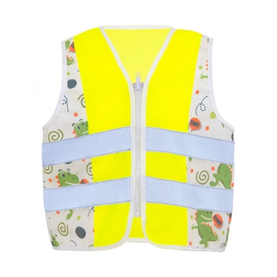 
                                                Waistcoats & bodywarmers. Children´s Safety Vest Action Dinosaurs CO² Neutral
                                                