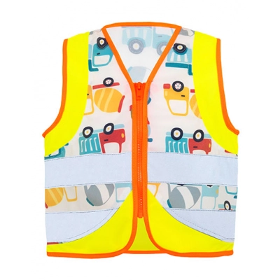 
                                                Waistcoats & bodywarmers. Children´s Safety Vest Action Vehicle Fun CO² Neutral
                                                