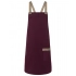 Bib Apron Urban-Look with Cross Straps and Pocket