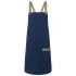 Bib Apron Urban-Look with Cross Straps and Pocket