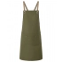 Bib Apron Urban-Nature with Cross Straps and big Pocket