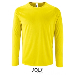 Men`s Long-Sleeve Sports T-Shirt Sporty