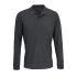 Polo shirts. Unisex Long Sleeve Polycotton Polo Shirt