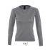 Women`s V Neck Sweater Galaxy