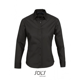 Ladies` Long Sleeved Stretch Shirt Eden