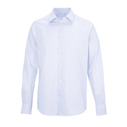 Блузки. Женская рубашка в полоску из легкого в уходе батиста