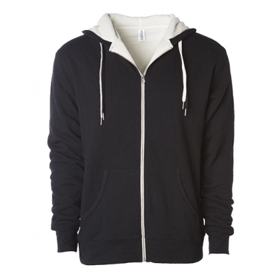 
                                                Unisex Sherpa Lined Zip Hooded Jacket
                                                