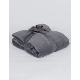 Пледы. Плед из кораллового флиса из переработанных материалов