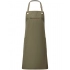 'Barley' Contrast Stitch Sustainable Bib Apron