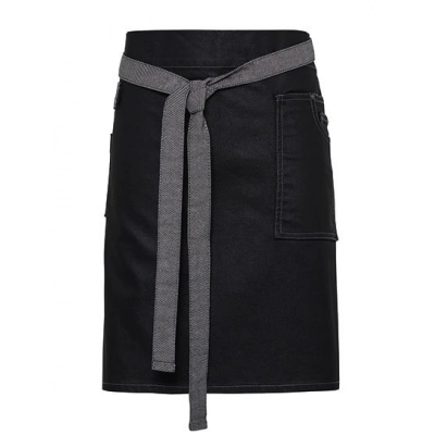 
                                            Division Waxed Look Denim Waist Apron
                                            