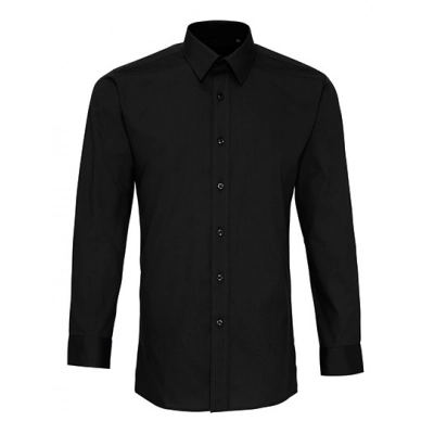 
                                                Men`s Long Sleeve Fitted Poplin Shirt
                                                