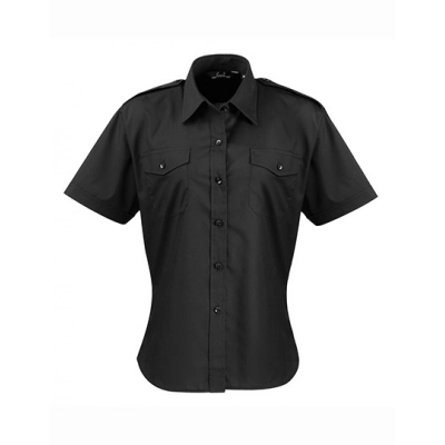 
                                                Ladies` Short Sleeve Pilot Shirt
                                                