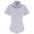 Ladies Stretch Fit Poplin Short Sleeve Cotton Shirt