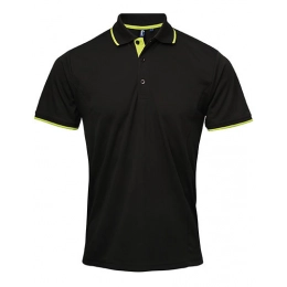 Поло-рубашки. Мужская рубашка с контрастными вставками `Men`s Contrast Coolchecker® Polo`