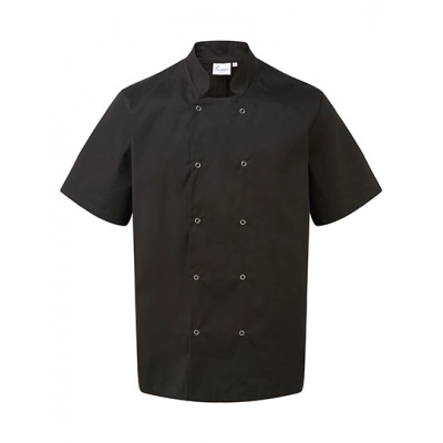 
                                                Jackets. Studded Front Short Sleeve Chef´s Jacket
                                                